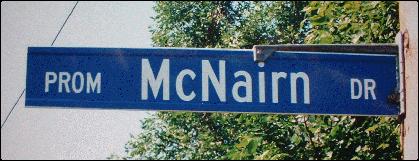 McNairn Drive Sign.JPG (20636 bytes)